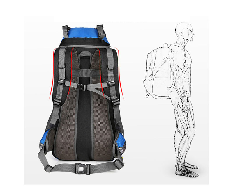 50L Outdoor Sport Travel Camping Hiking Trekking Backpack WP-701