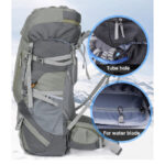 60L Unisex Waterproof Sport Travel Daypack Hiking Backpack WP-703