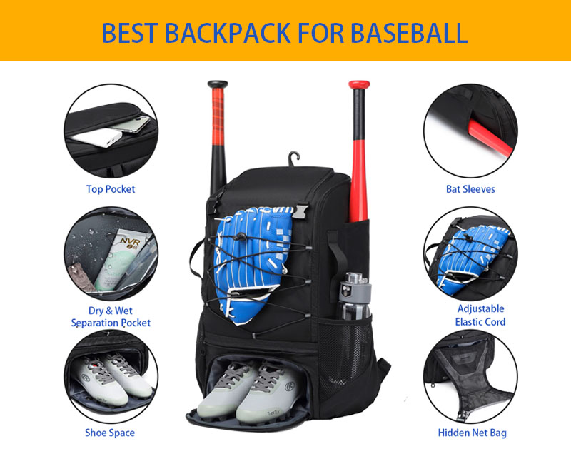 Custom multifunctional baseball backpack WP-803